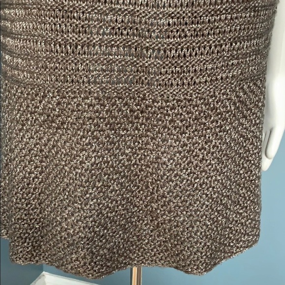 Chico’s Metallic Open Cardigan Sweater Vest size 1 - Picture 4 of 5
